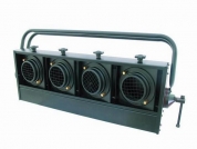 EUROLITE, Audience Blinder 4x PAR-36 black horizontal